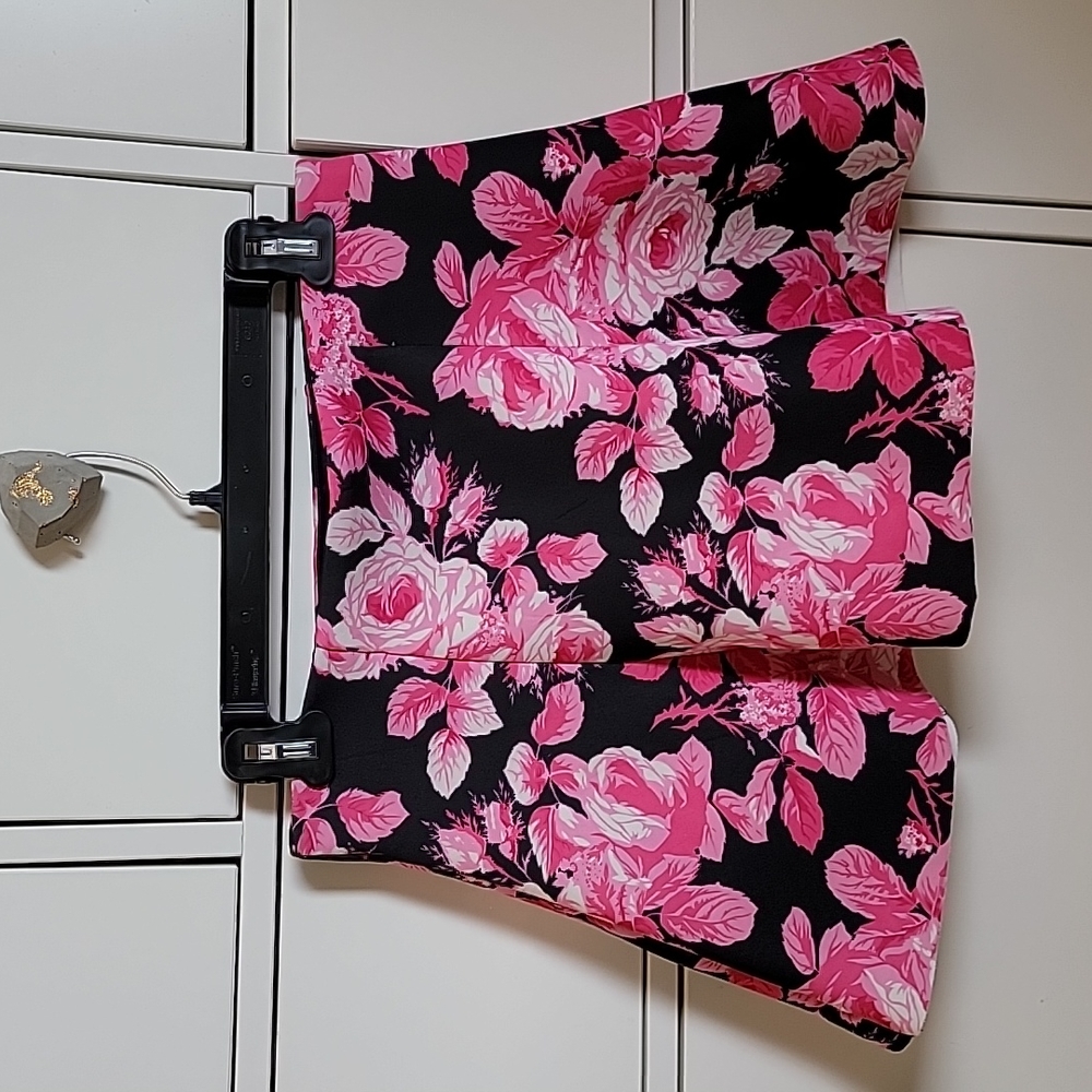 Forever 21 Pink Floral Skirt